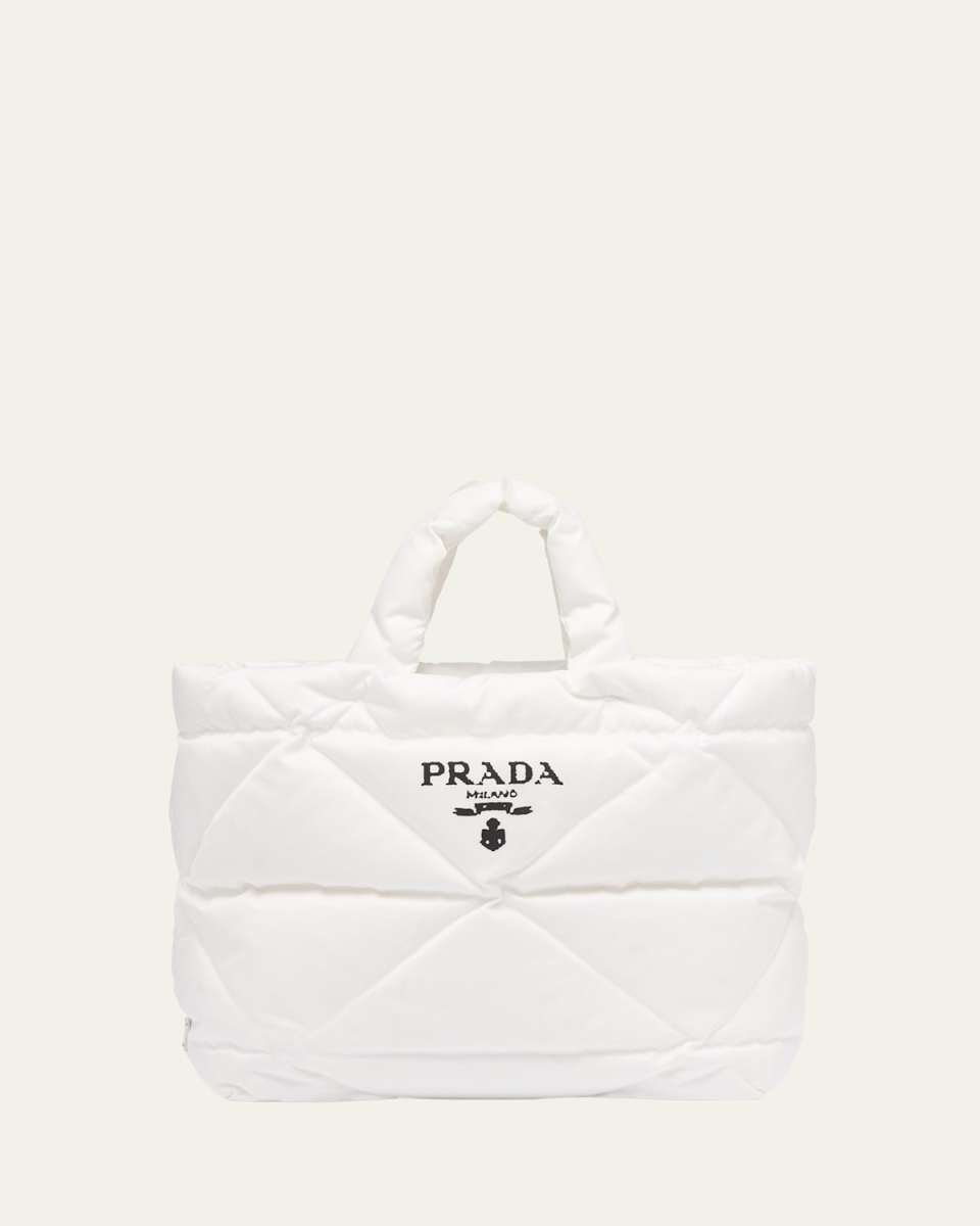 Triangle Padded Re-Nylon Tote Bag